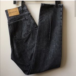 MISBHV high rise mom jeans